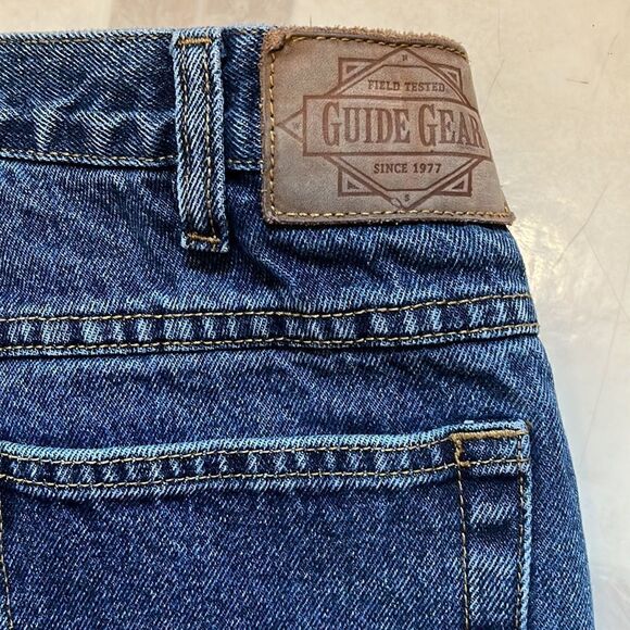 EXCELLENT CONDITION GUIDE GEAR VINTAGE PLAID FLANNEL-LINED HEAVY MOM JEAN SIZE 8 - Picture 7 of 8